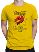 Officially Licensed Coca Cola Play Refreshed Vinyl Men's T-shirt