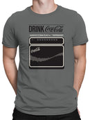 Officially Licensed Coca Cola Music Vibes Graphic Men's T-shirt
