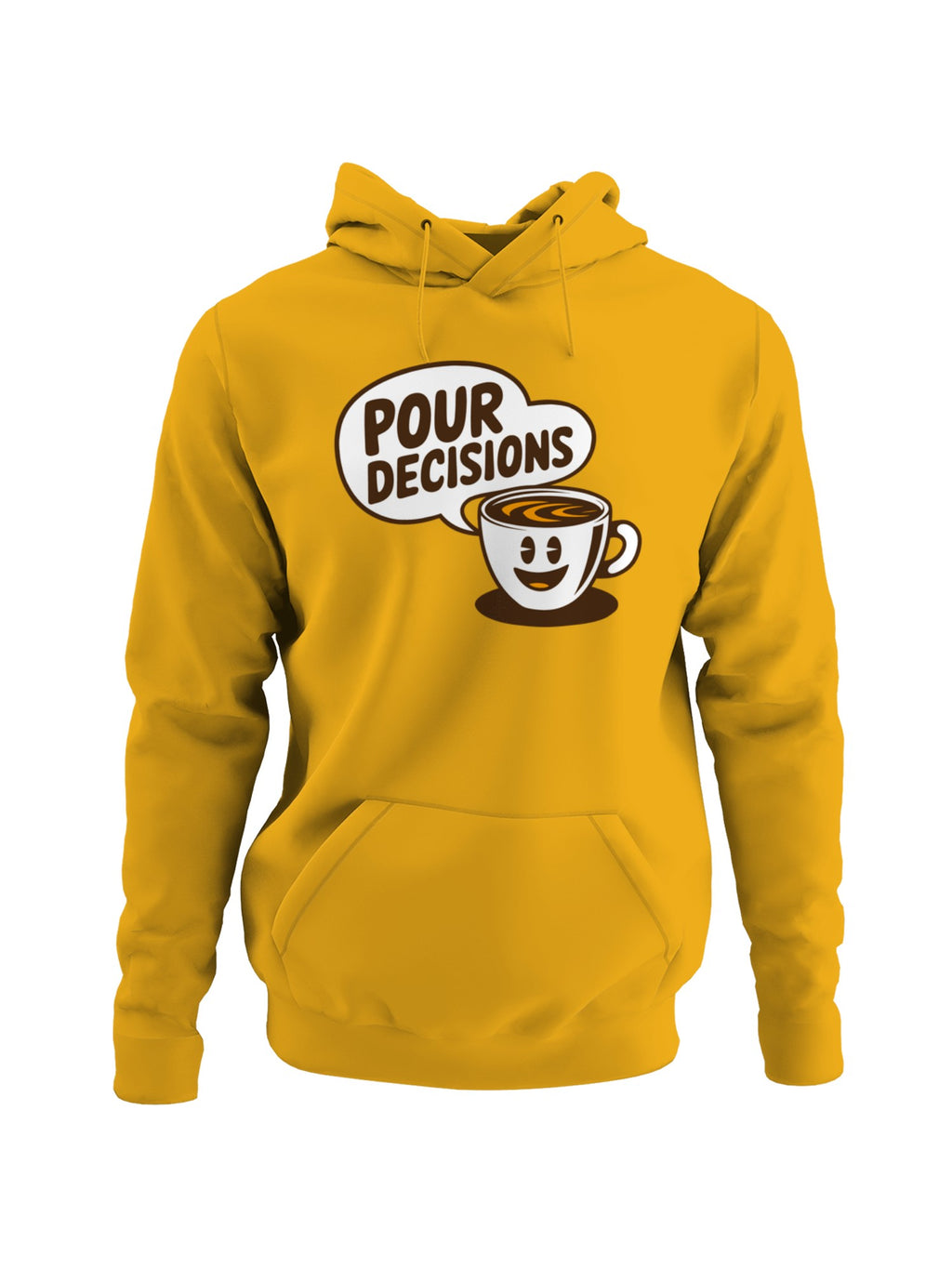 Coffee Humor: Pour Decisions Men's Hoodie