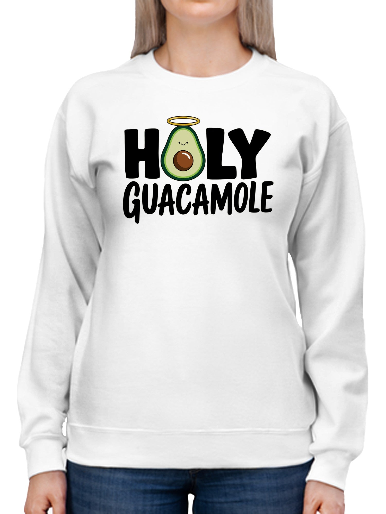 Holy Guacamole Avocado Halo Women's Sweatshirt