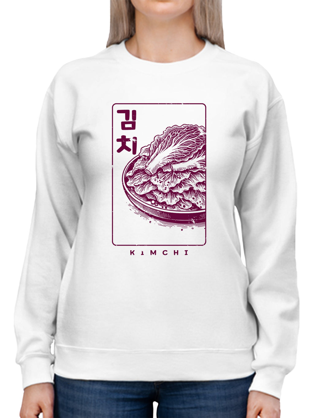 Kimchi Bold Graphic Women's Sweatshirt