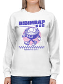 Bibimbap Cartoon Celebration Women's Sweatshirt