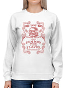 Burger Seance: Summon Flavor Magic Women's Sweatshirt