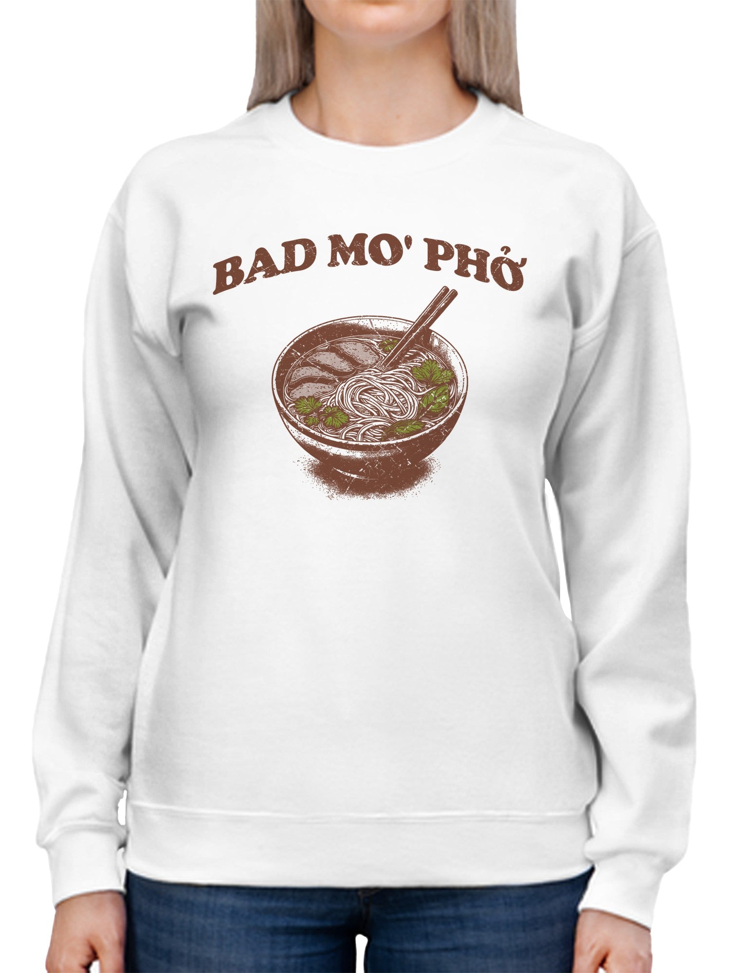 Bad Mo' Ph? Bowl Art Women's Sweatshirt