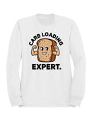 Carb Loading Expert Bread Humor Women's Sweatshirt