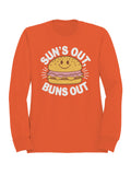 Sun’s Out, Buns Out Burger Women's Sweatshirt