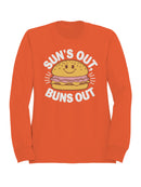 Sun’s Out, Buns Out Burger Women's Sweatshirt
