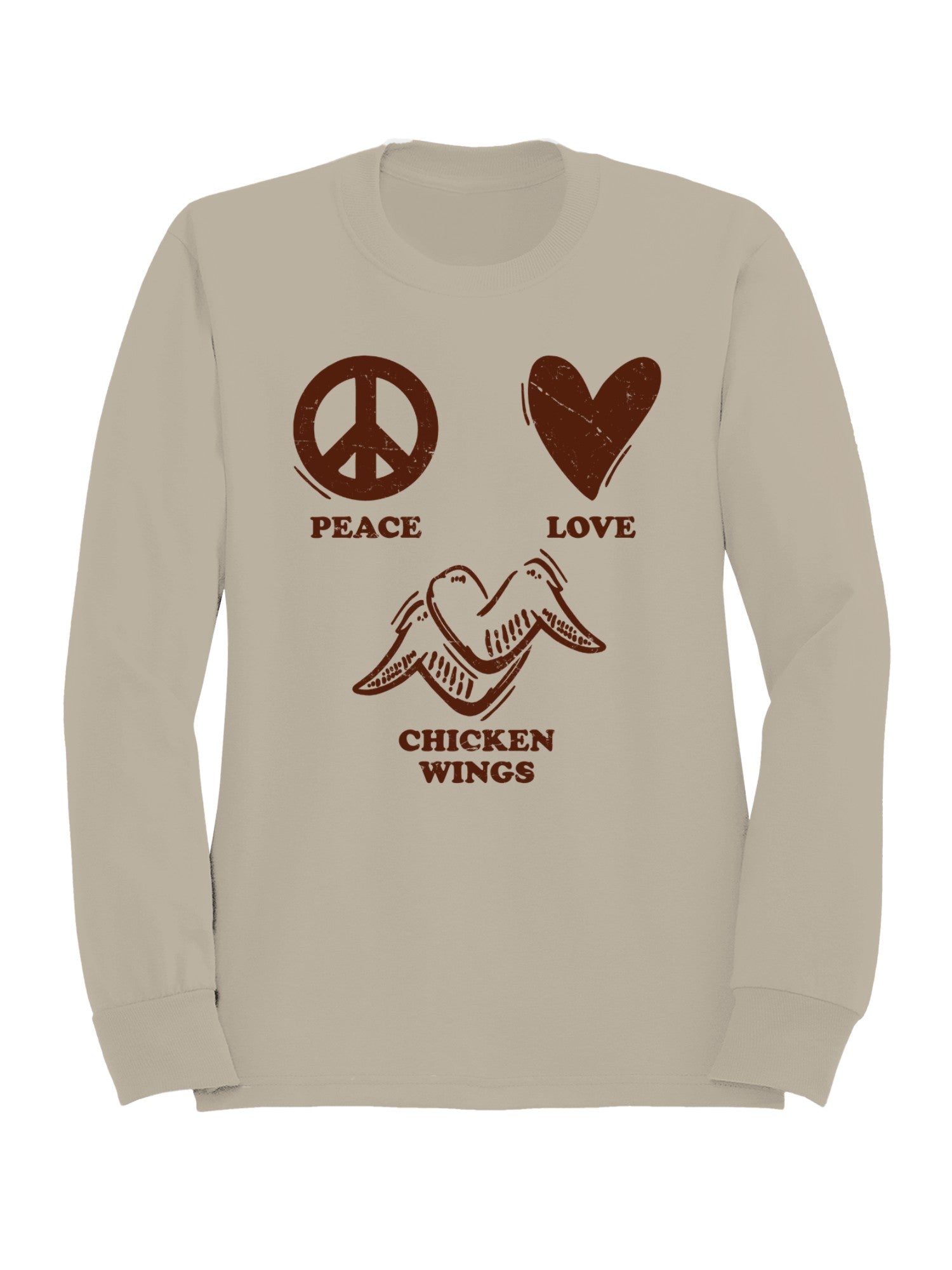 Peace Love Chicken Wings Women's Sweatshirt