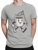 Energetic Caffeine Cup Character Men's T-shirt