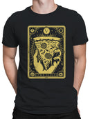Tarot Card Style Pizza Slice Men's T-shirt