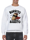 Burrito Bandito Superhero Men's Sweatshirt