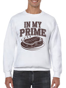 In My Prime Steak Humor Men's Sweatshirt