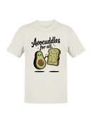 Avocuddles for All: Cute Avocado Men's T-shirt