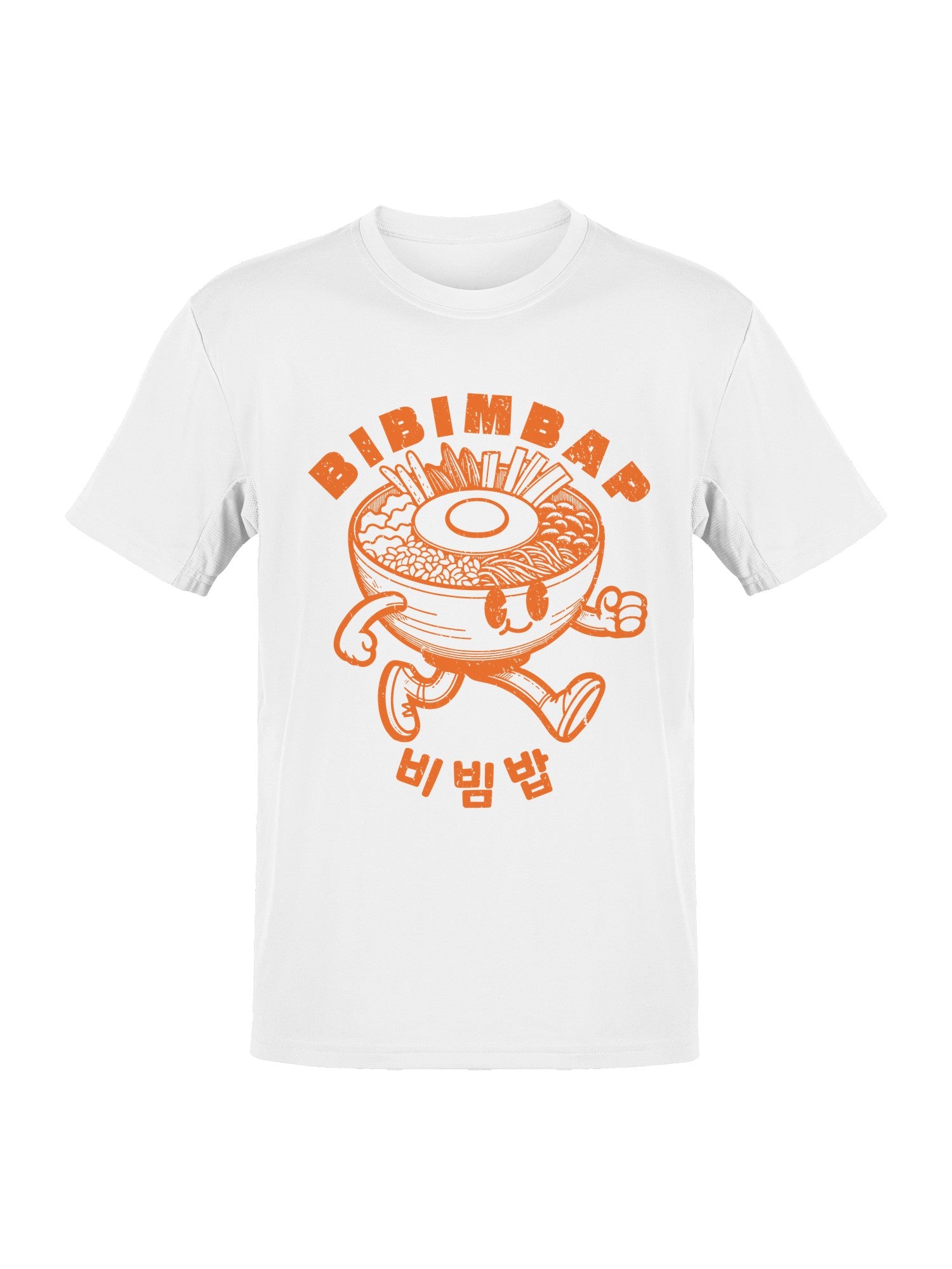 Bibimbap Cartoon with Korean Text Men's T-shirt