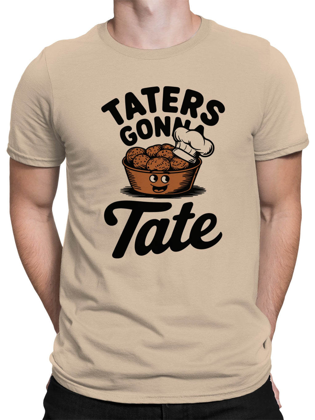 Cheerful Potato Chef Men's T-shirt