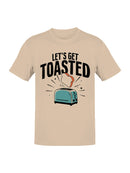 Let’s Get Toasted Toaster Art Men's T-shirt
