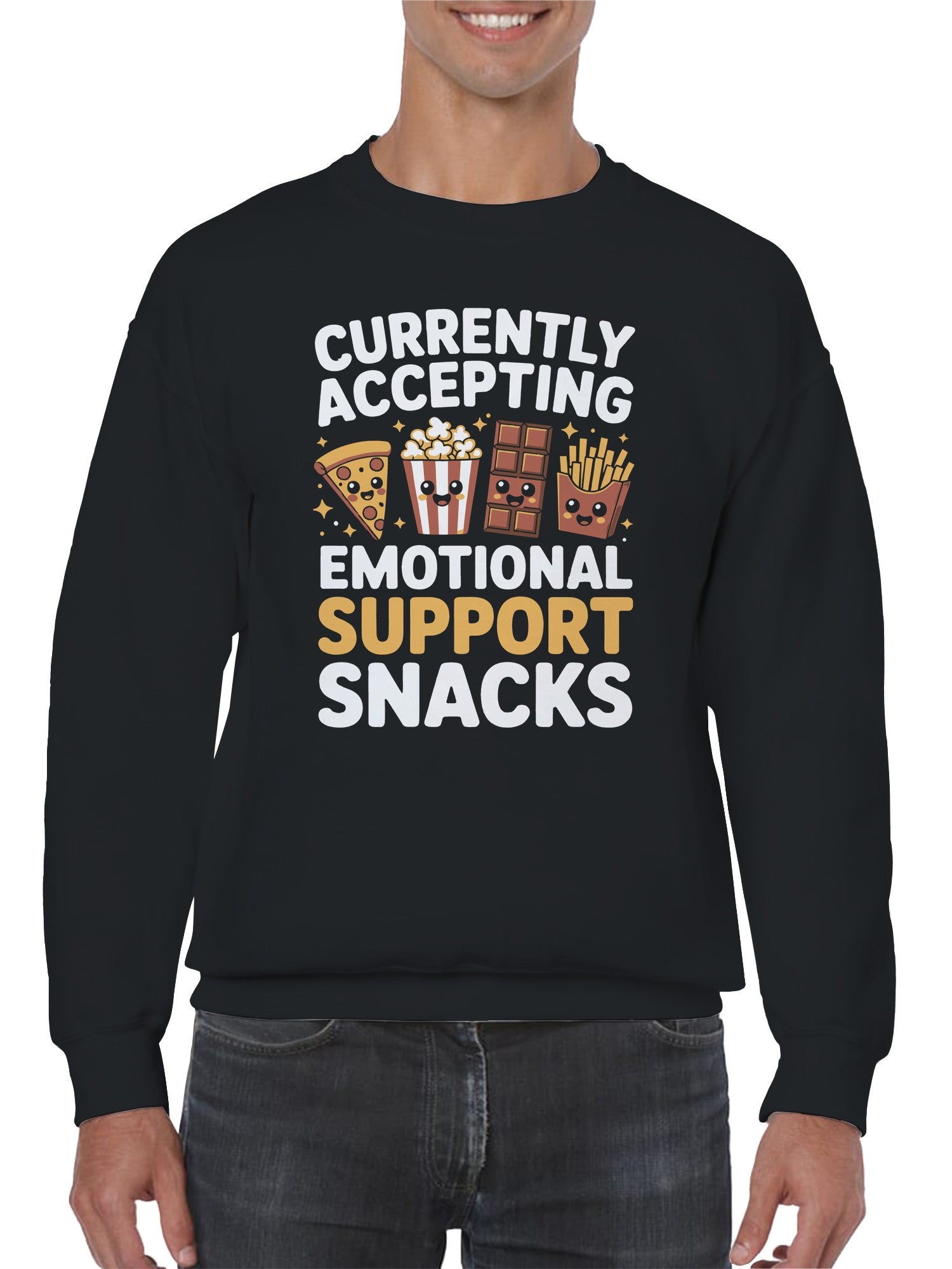 Emotional Support Snack Squad Men's Sweatshirt