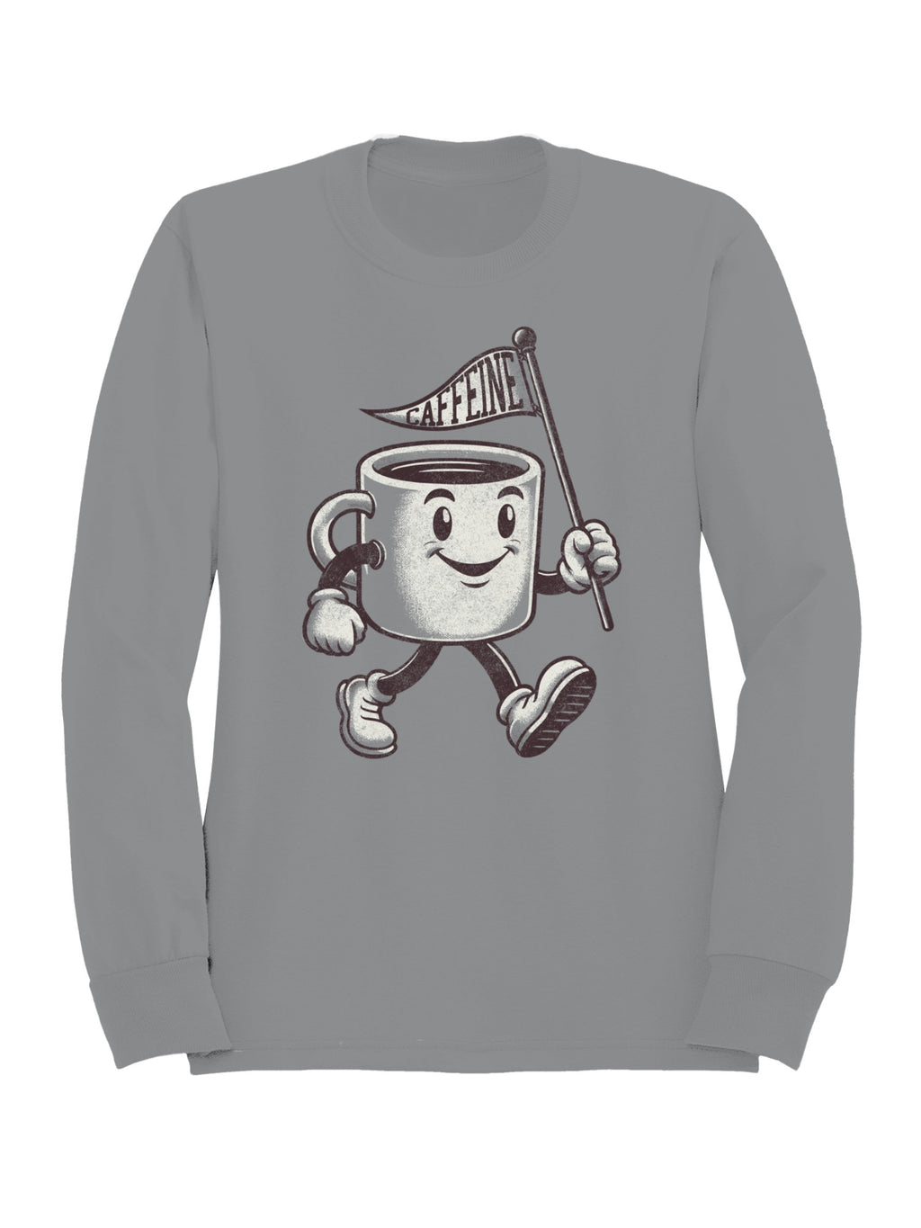 Energetic Caffeine Cup Character Men's Sweatshirt