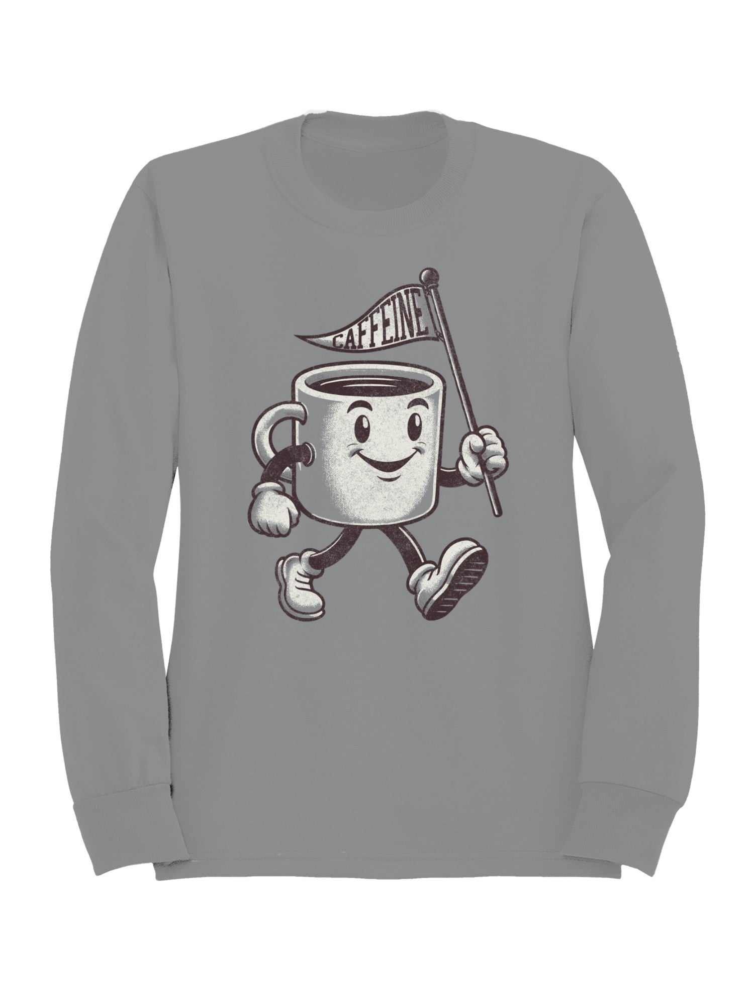 Energetic Caffeine Cup Character Men's Sweatshirt