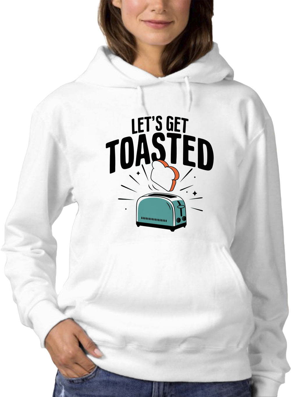 Let’s Get Toasted Toaster Art Women's Hoodie