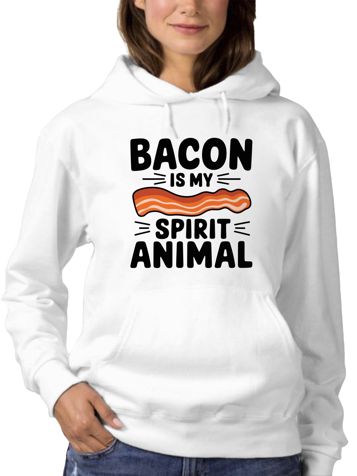 Bacon is My Spirit Animal Women's Hoodie