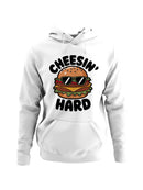 Cheesin' Hard Burger Fun Women's Hoodie