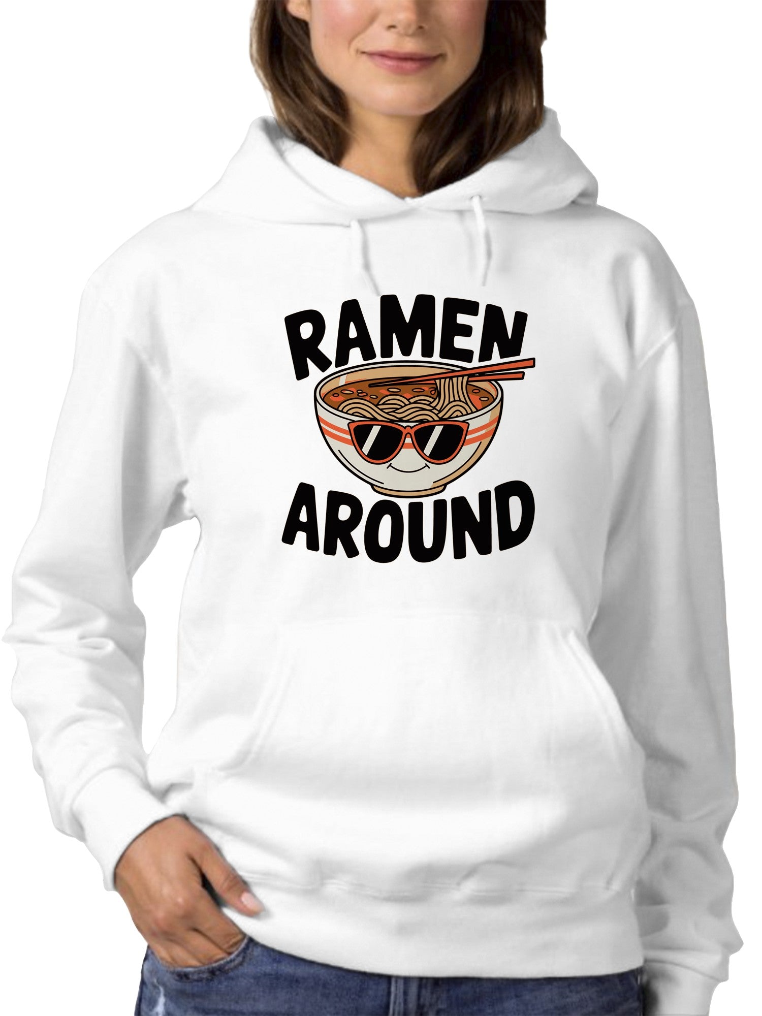 Cool Ramen Noodles Bowl Fun Women's Hoodie