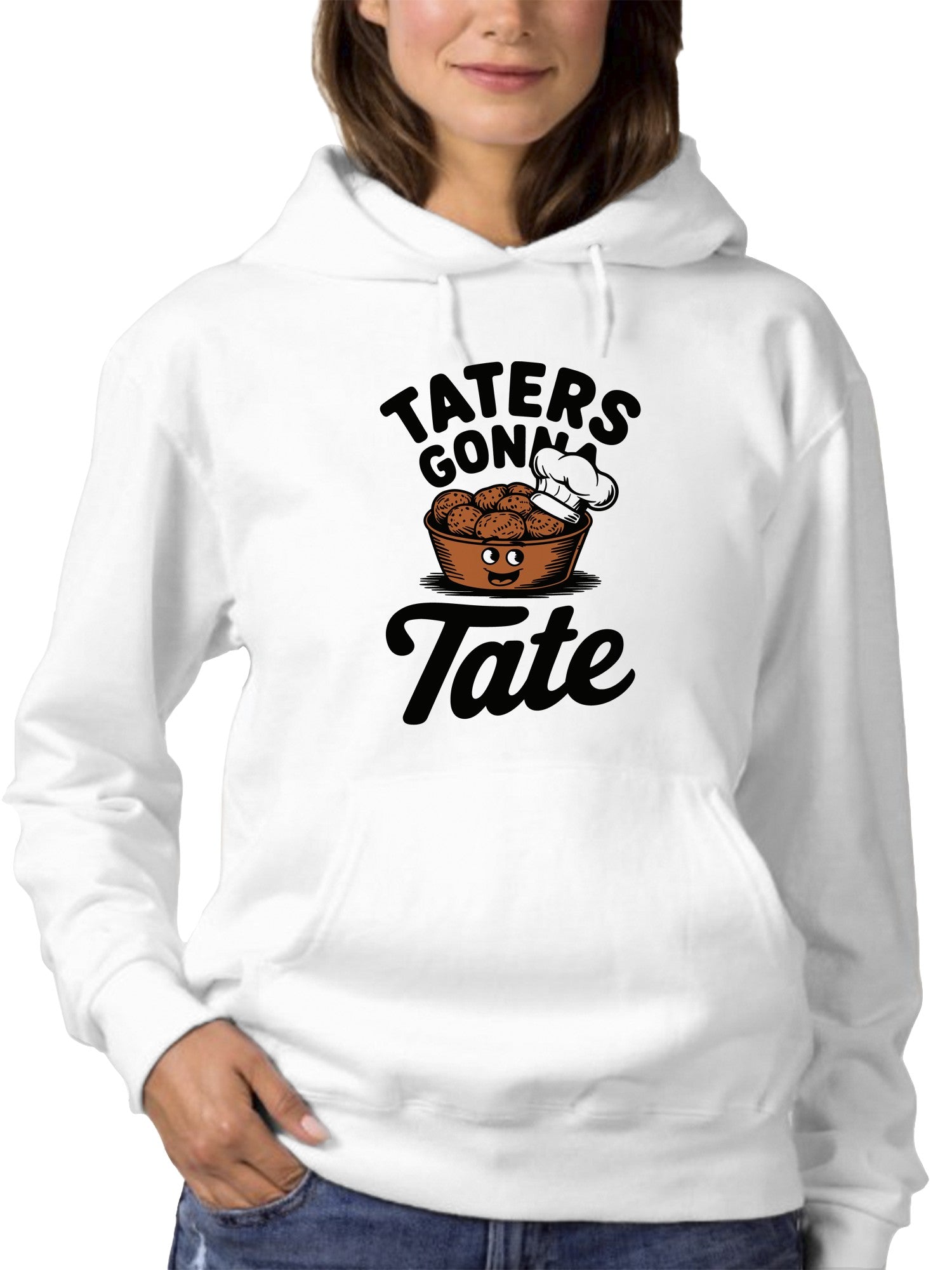 Cheerful Potato Chef Women's Hoodie