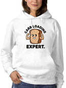 Carb Loading Expert Bread Humor Women's Hoodie