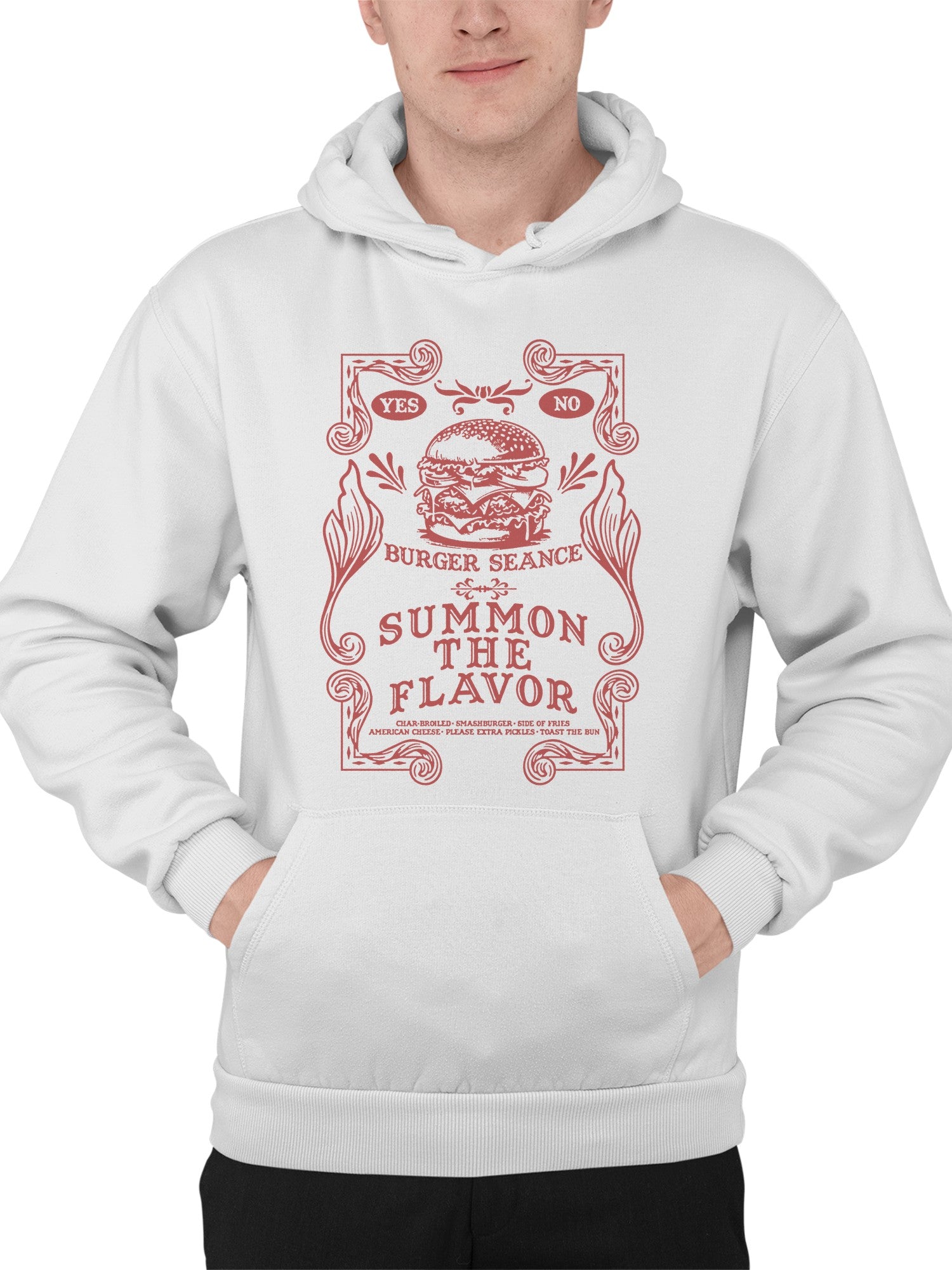 Burger Seance: Summon Flavor Magic Men's Hoodie