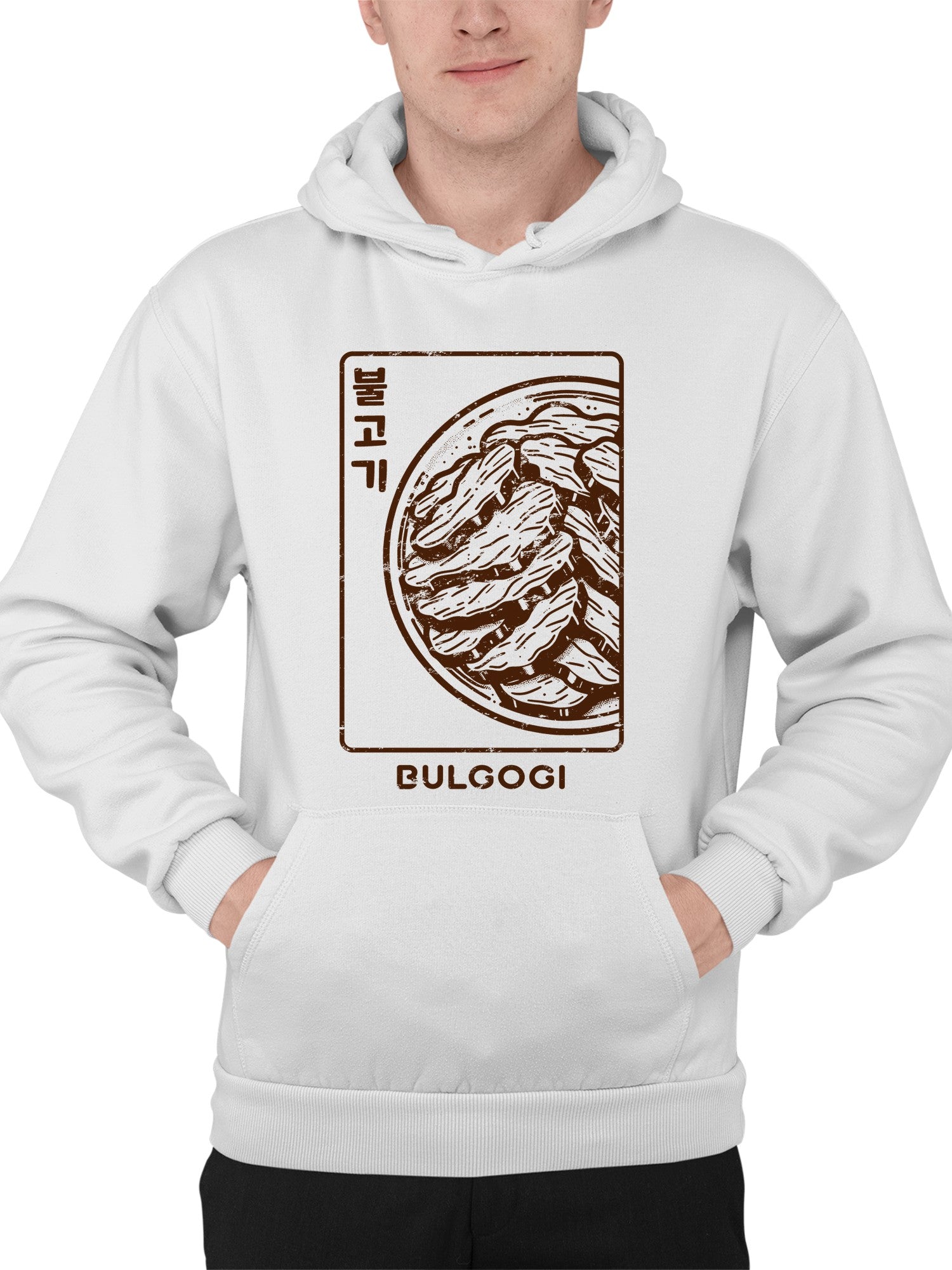 Bulgogi Korean BBQ Illustration Men's Hoodie