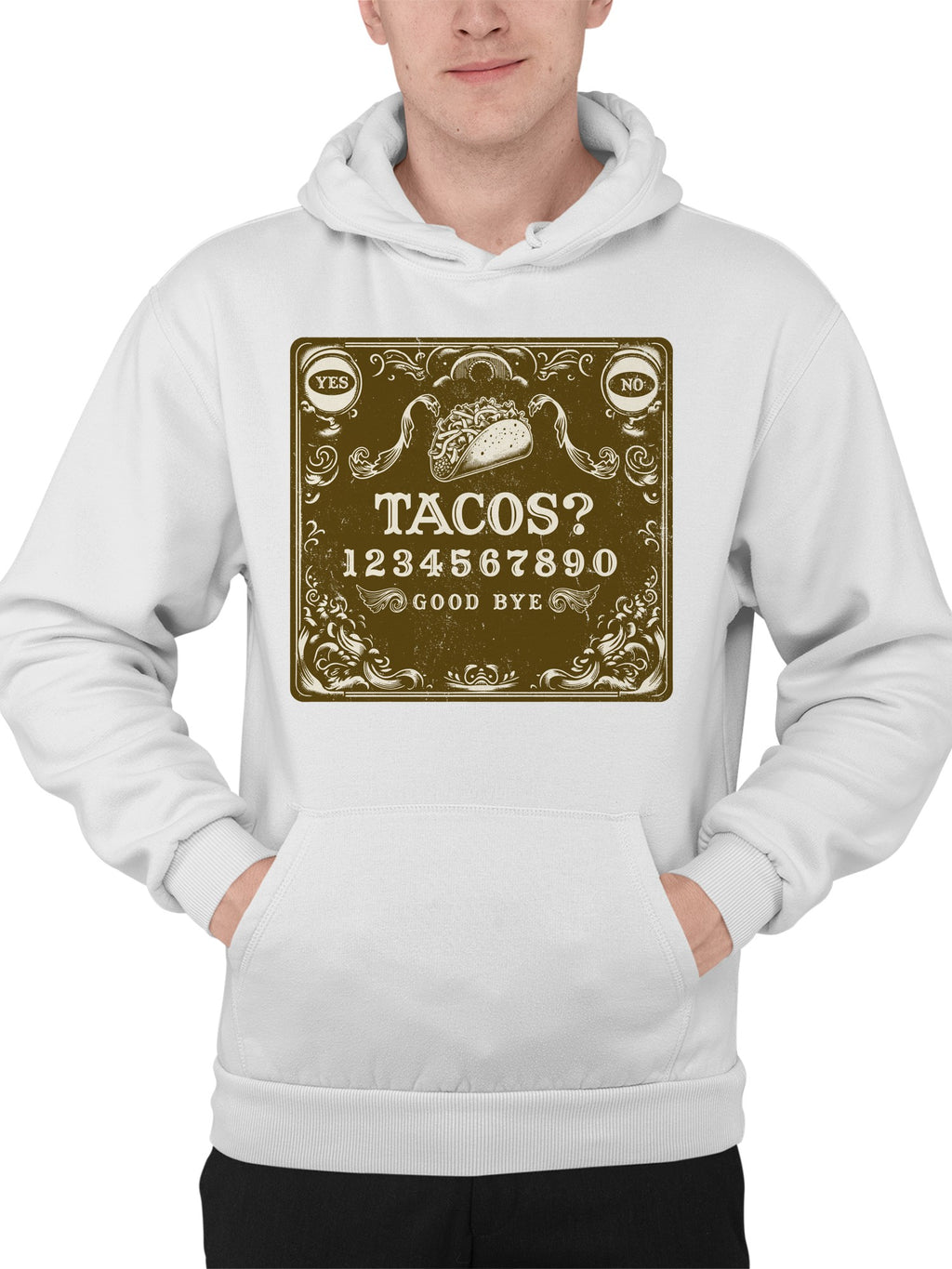 Taco Ouija Board Men's Hoodie