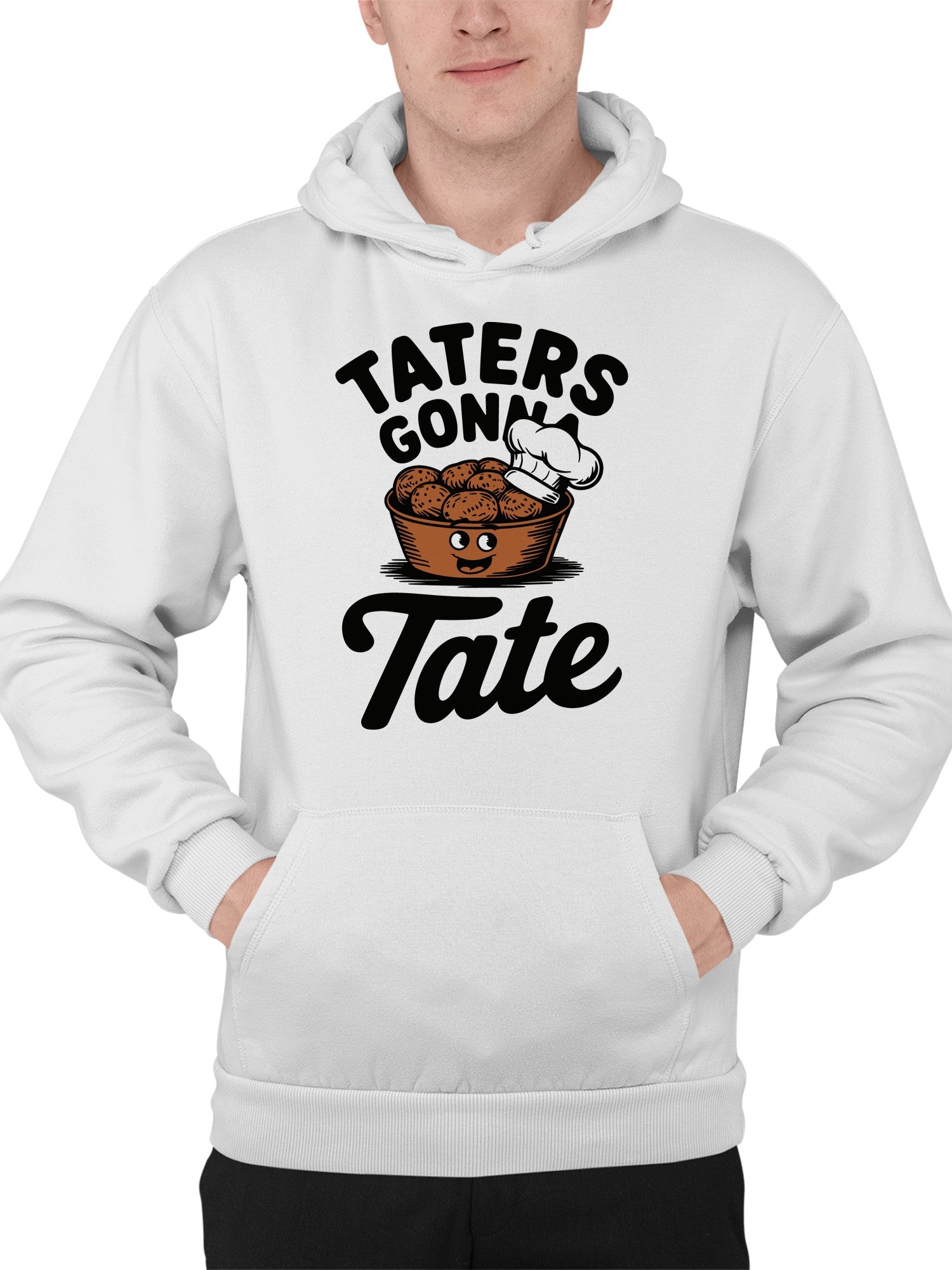Cheerful Potato Chef Men's Hoodie