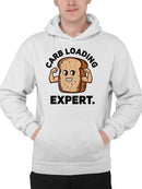 Carb Loading Expert Bread Humor Men's Hoodie