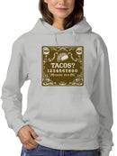 Taco Ouija Board Women's Hoodie