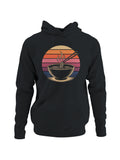 Retro Sunset Ramen Bowl Art Women's Hoodie
