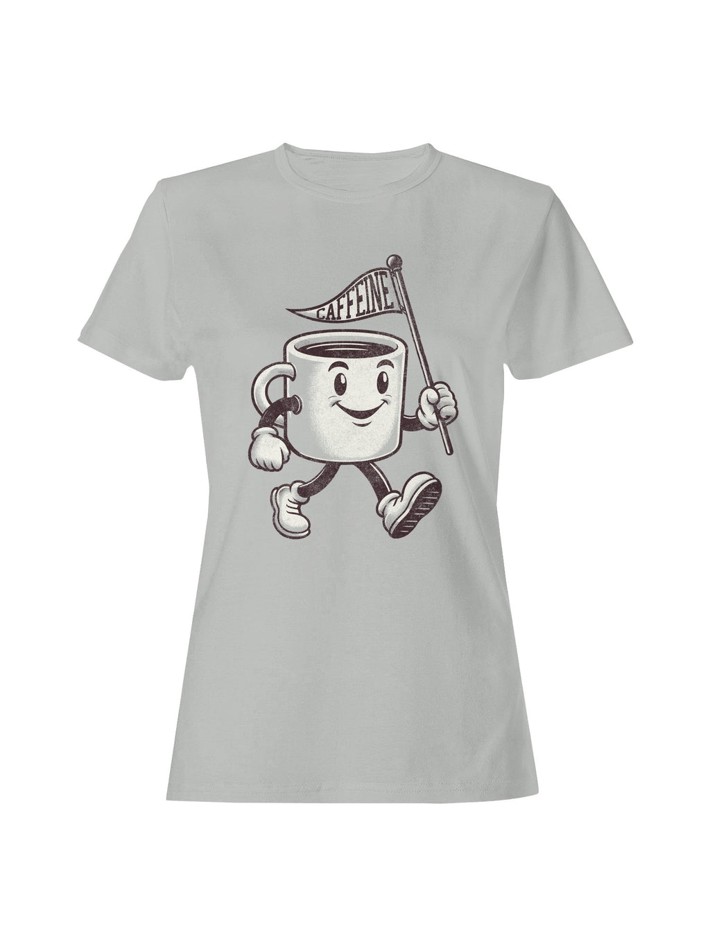 Energetic Caffeine Cup Character Women's T-shirt