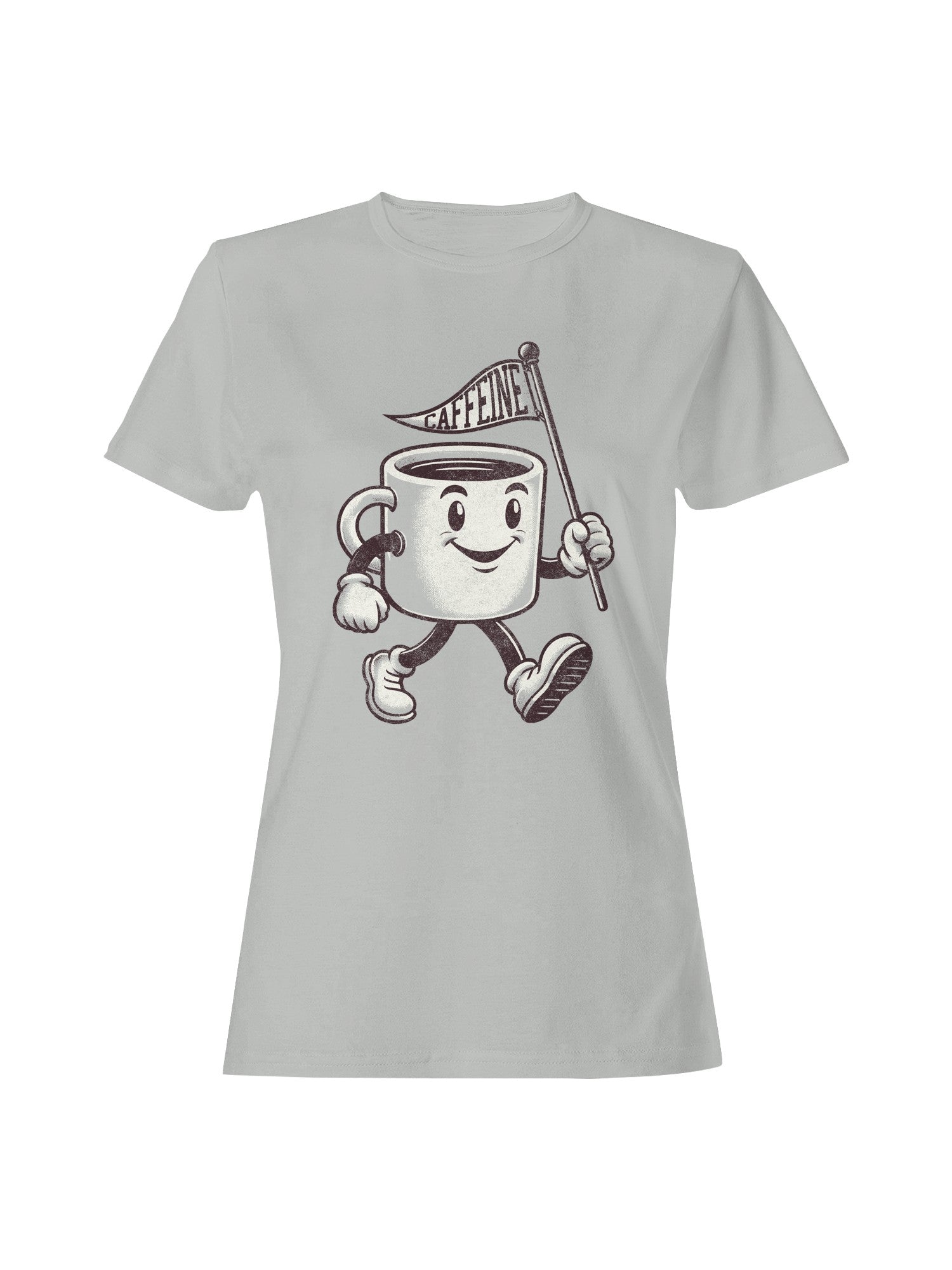 Energetic Caffeine Cup Character Women's T-shirt