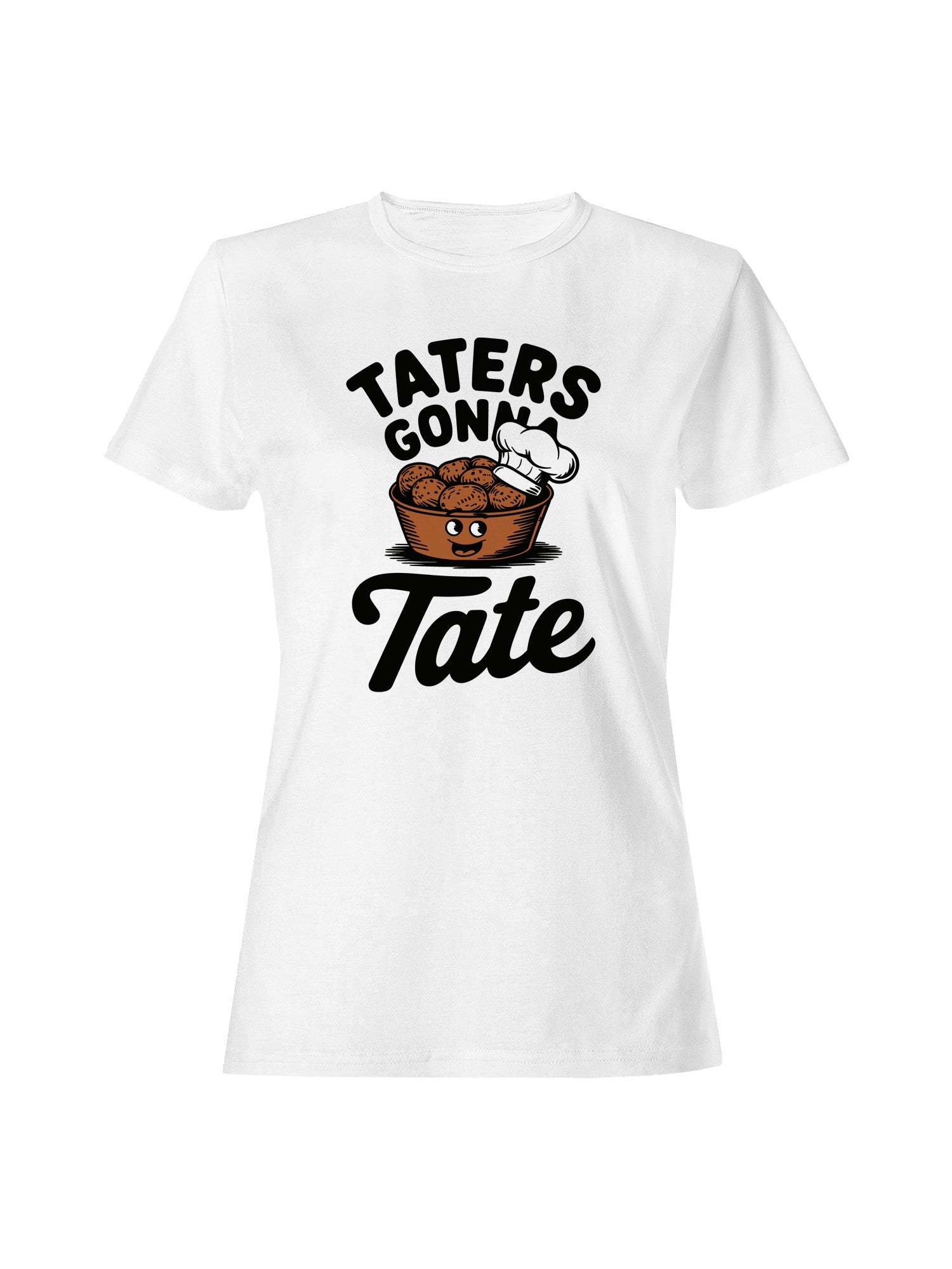 Cheerful Potato Chef Women's T-shirt