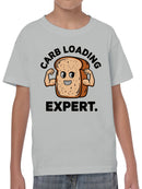 Carb Loading Expert Bread Humor Youth's T-shirt