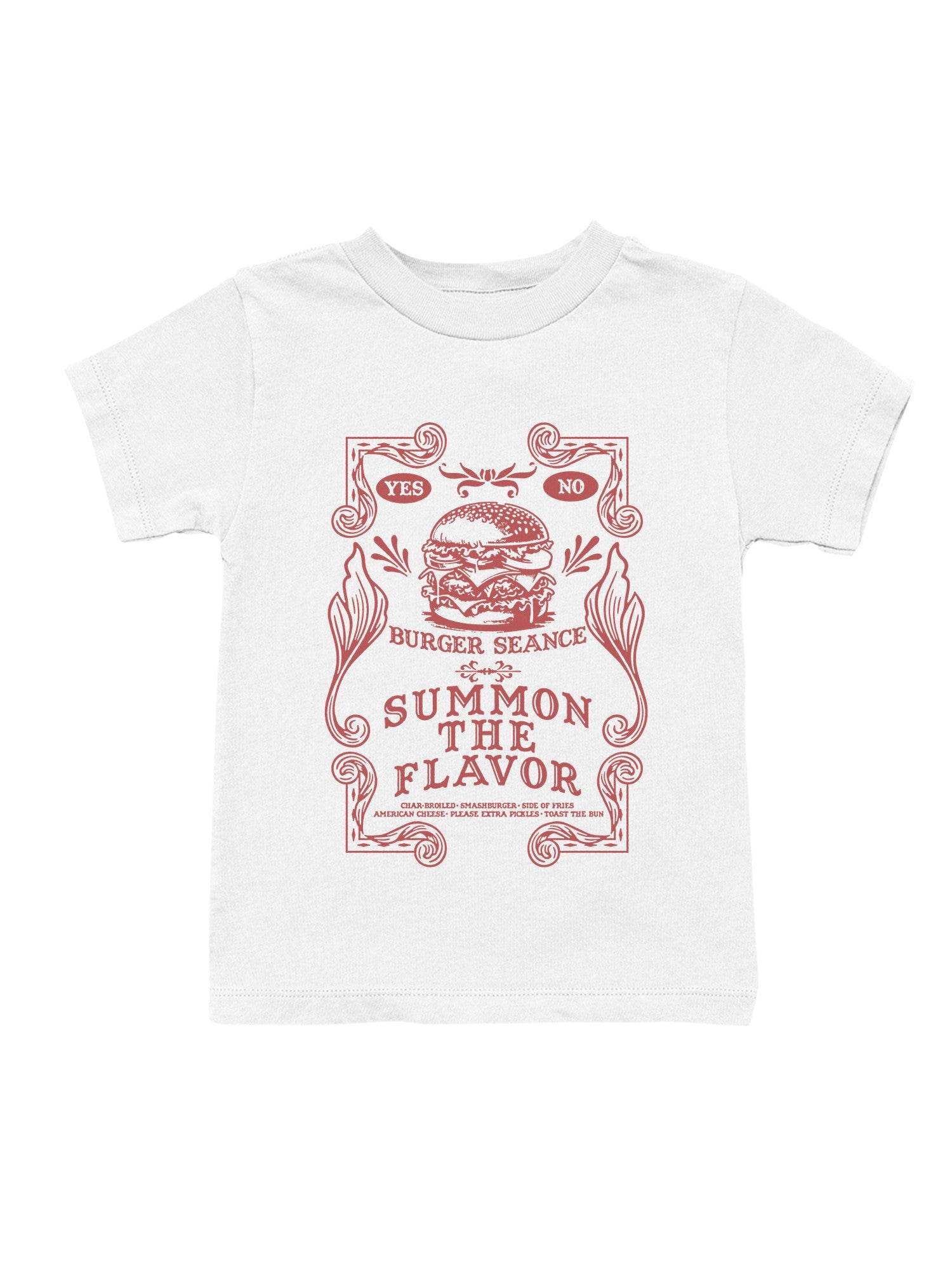 Burger Seance: Summon Flavor Magic Youth's T-shirt