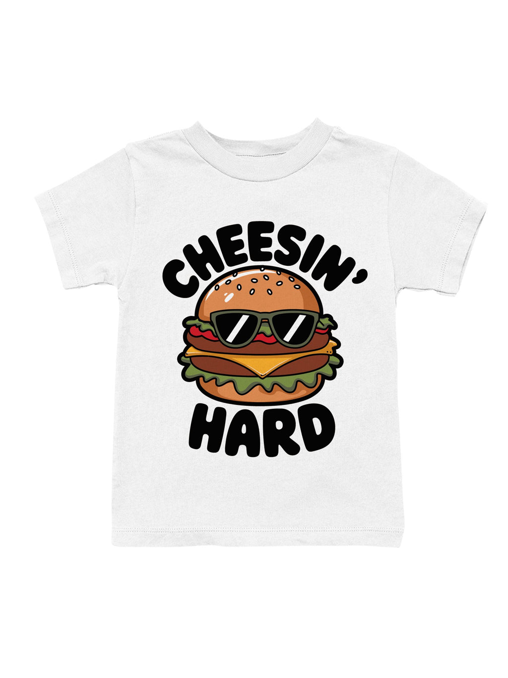 Cheesin' Hard Burger Fun Youth's T-shirt