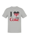 Officially Licensed Diet Coke Patriotic I Love Diet Coke Men's T-shirt