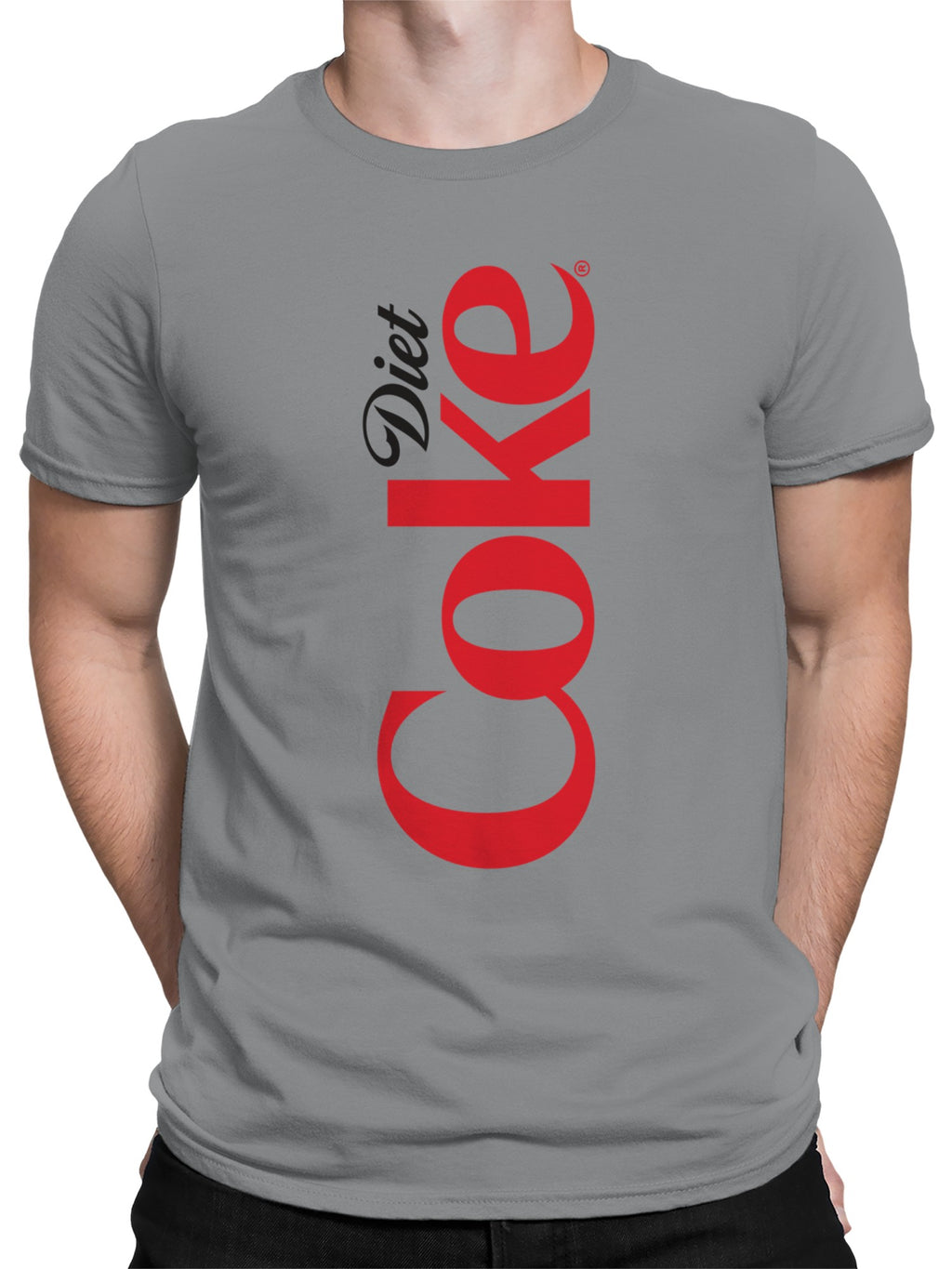 Officially Licensed Diet Coke Bold Diet Coke Vertical Men's T-shirt