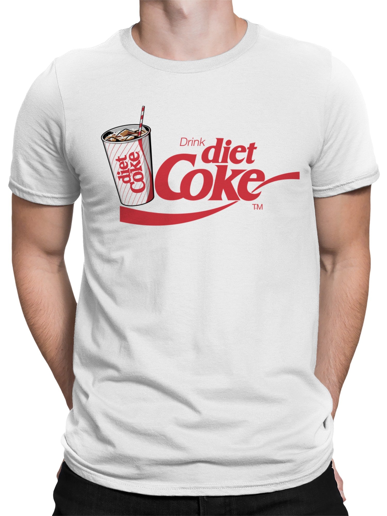 Officially Licensed Diet Coke Classic Diet Coke Men's T-shirt