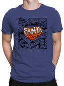 Officially Licensed Fanta Fanta Drip Style Design Men's T-shirt