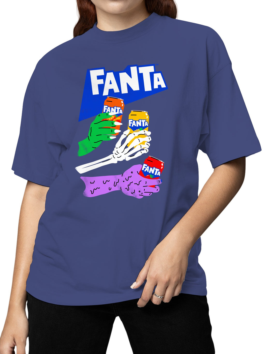 Officially Licensed Fanta Fanta Trio Halloween Edition Women's T-shirt