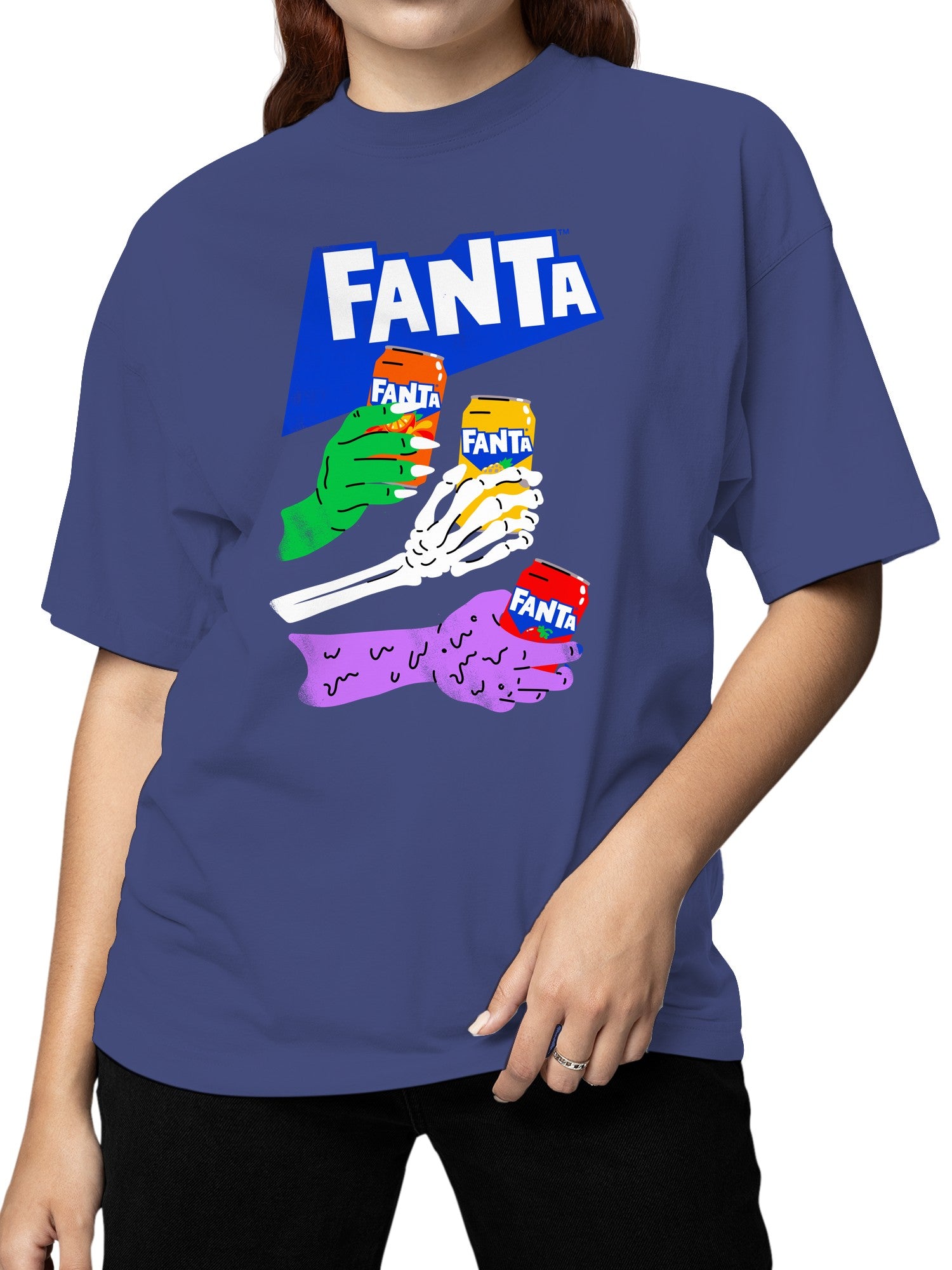 Officially Licensed Fanta Fanta Trio Halloween Edition Women's T-shirt