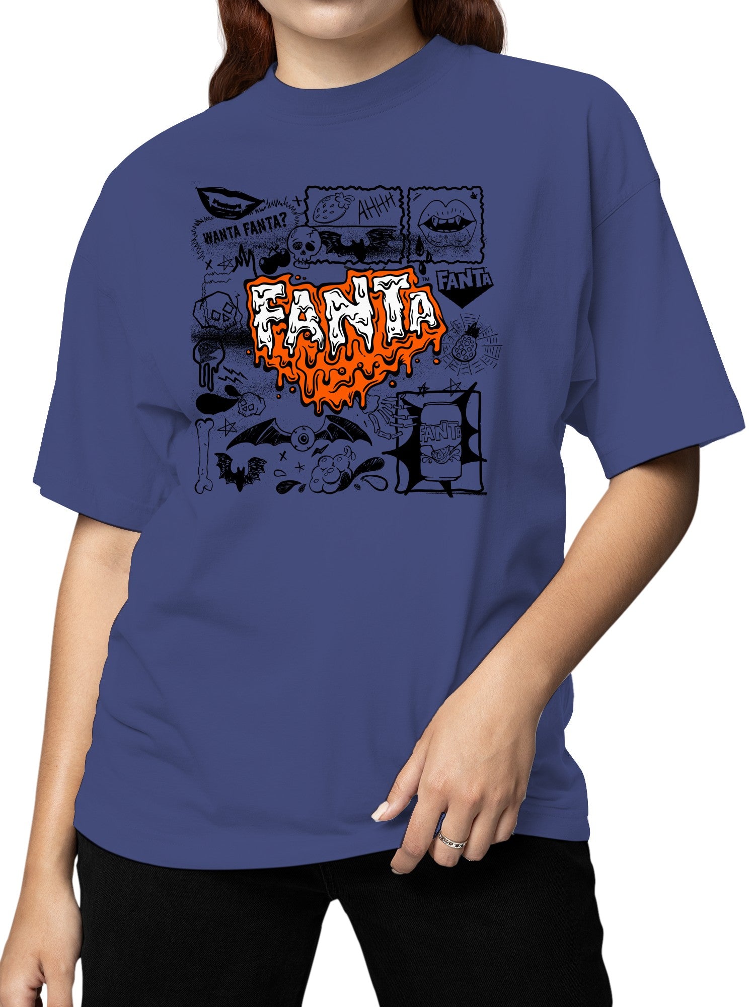 Officially Licensed Fanta Fanta Drip Style Design Women's T-shirt