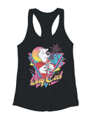 Officially Licensed Icee Retro Polar Bear Stay Cool Women's Racerback Tank
